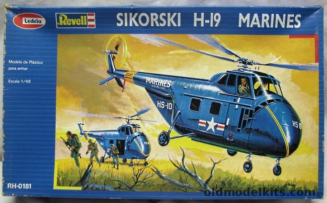 Revell 1/48 Sikorsky H-19 Marines, RH0181 plastic model kit